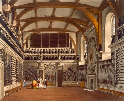 The Old Guard Chamber, The Round Tower, Windsor Castle, from 